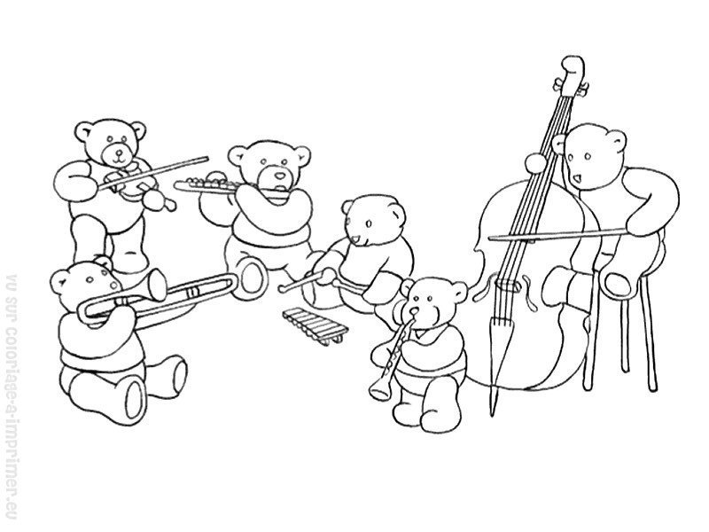Coloring page: Musician (Jobs) #102663 - Free Printable Coloring Pages