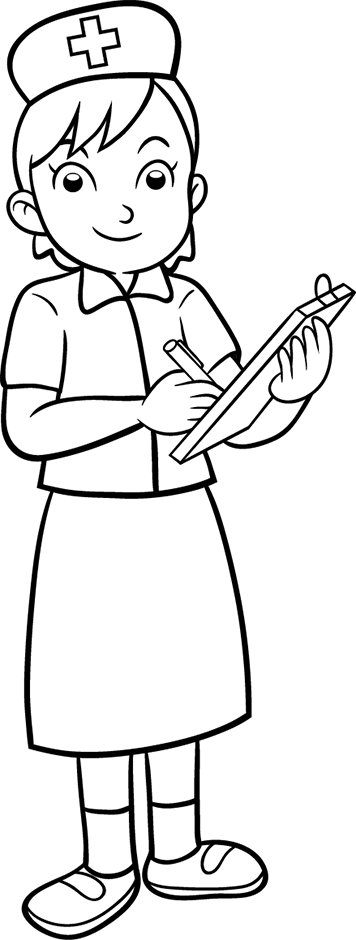 Coloring page: Nurse (Jobs) #170388 - Free Printable Coloring Pages