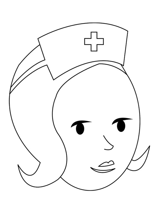 Coloring page: Nurse (Jobs) #170408 - Free Printable Coloring Pages