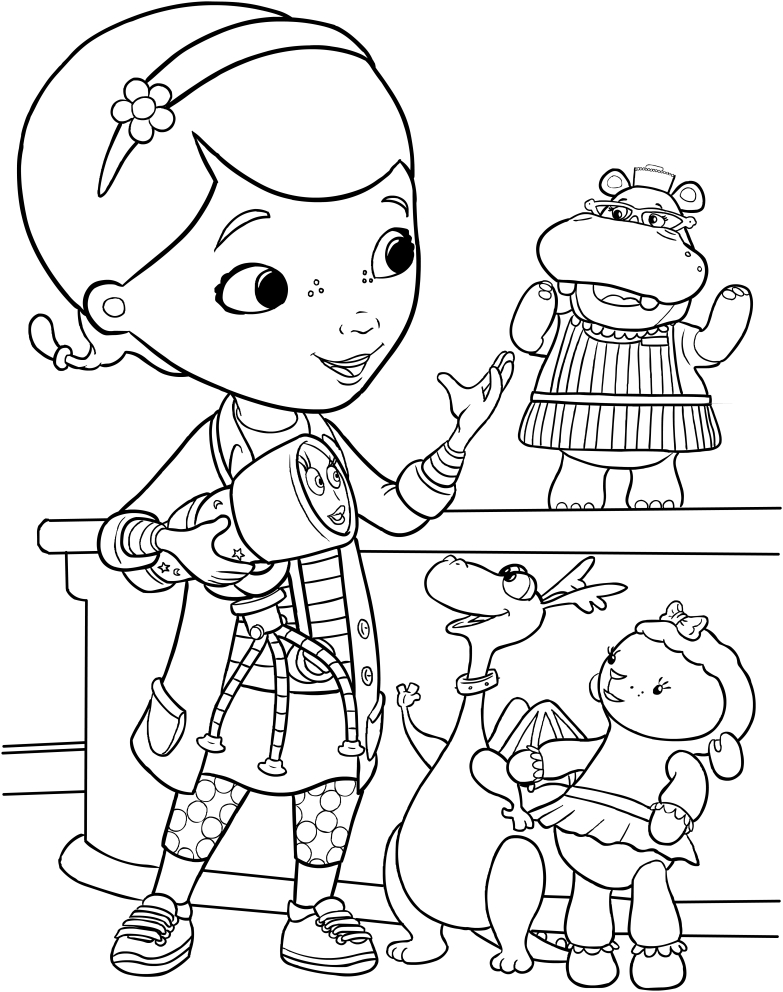 Coloring page: Nurse (Jobs) #170436 - Free Printable Coloring Pages