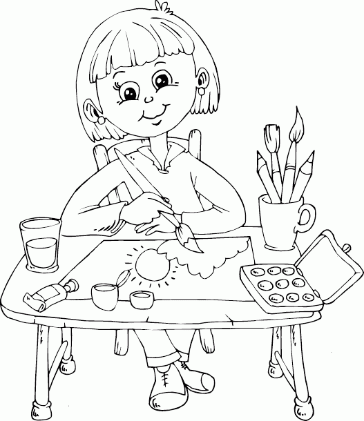 Coloring page: Painter (Jobs) #104310 - Free Printable Coloring Pages