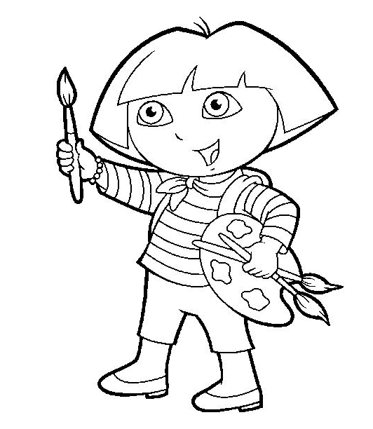 Coloring page: Painter (Jobs) #104312 - Free Printable Coloring Pages