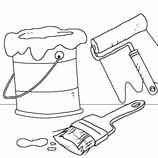 Coloring page: Painter (Jobs) #104336 - Free Printable Coloring Pages