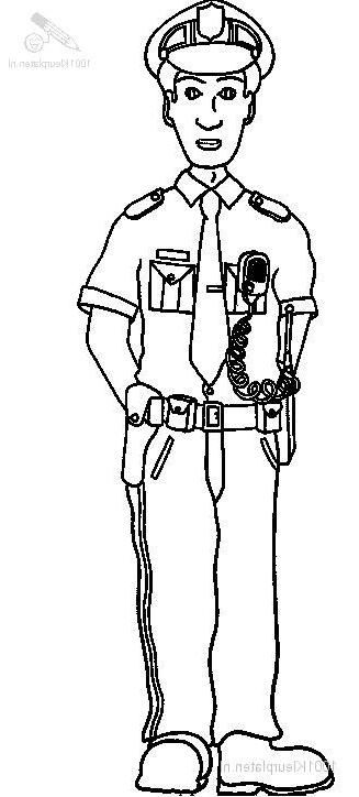 Coloring page: Police Officer (Jobs) #105378 - Free Printable Coloring Pages