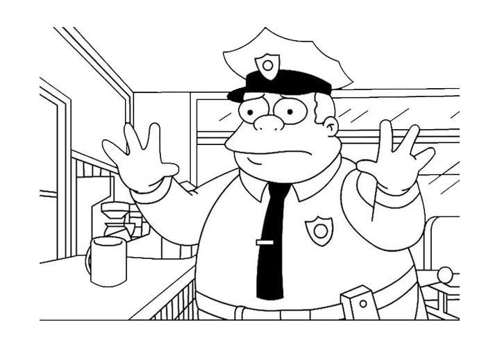 Coloring page: Police Officer (Jobs) #105402 - Free Printable Coloring Pages