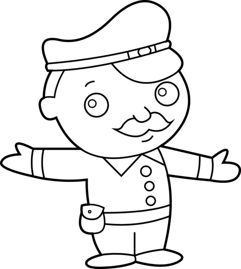 Coloring page: Police Officer (Jobs) #105439 - Free Printable Coloring Pages