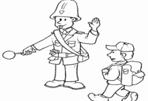 Coloring page: Police Officer (Jobs) #105450 - Free Printable Coloring Pages