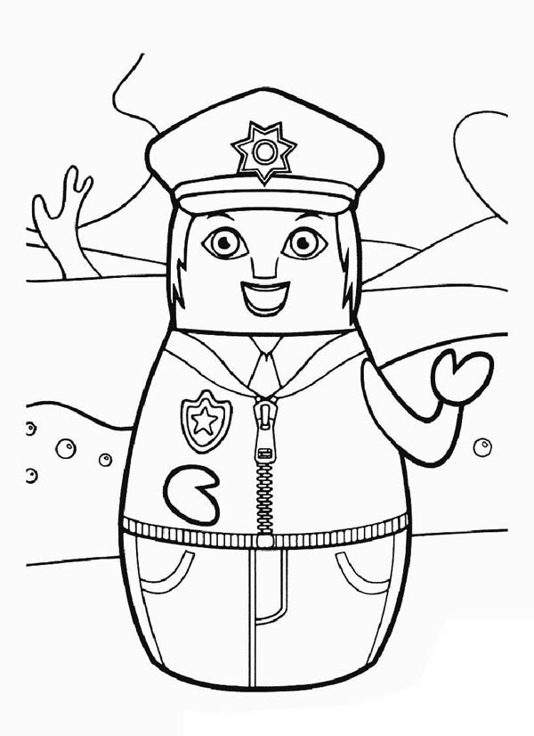 Coloring page: Police Officer (Jobs) #105456 - Free Printable Coloring Pages