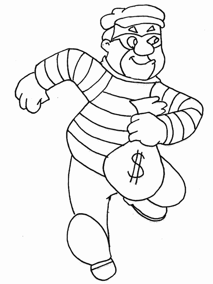 Coloring page: Police Officer (Jobs) #105461 - Free Printable Coloring Pages