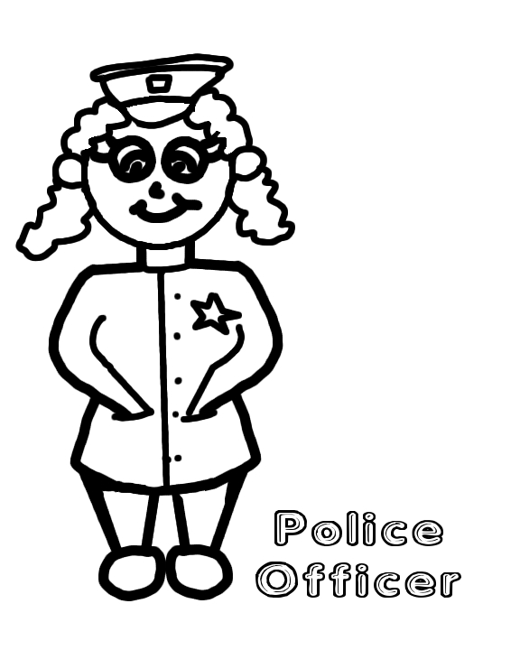 Coloring page: Police Officer (Jobs) #105463 - Free Printable Coloring Pages