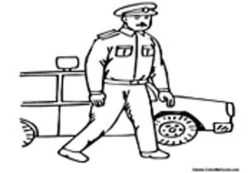 Coloring page: Police Officer (Jobs) #105468 - Free Printable Coloring Pages