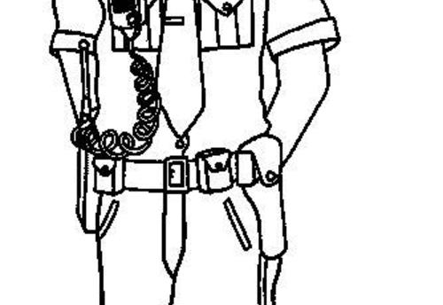 Coloring page: Police Officer (Jobs) #105473 - Free Printable Coloring Pages