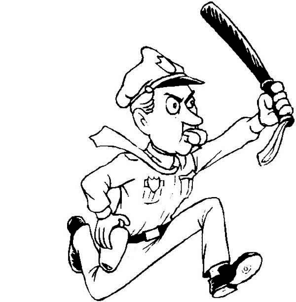 Coloring page: Police Officer (Jobs) #105477 - Free Printable Coloring Pages