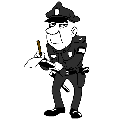 Coloring page: Police Officer (Jobs) #105483 - Free Printable Coloring Pages