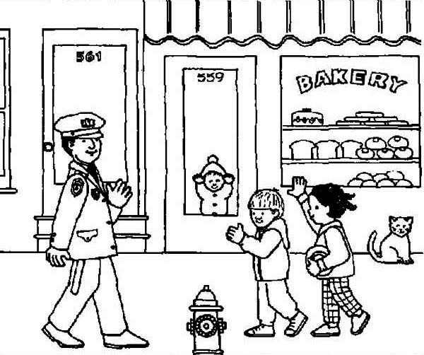 Coloring page: Police Officer (Jobs) #105489 - Free Printable Coloring Pages