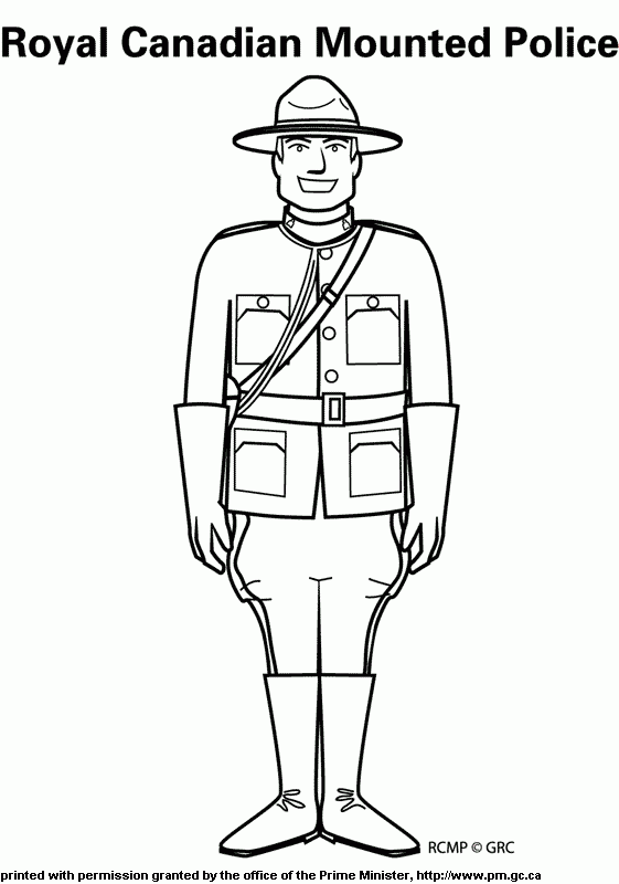Coloring page: Police Officer (Jobs) #105502 - Free Printable Coloring Pages