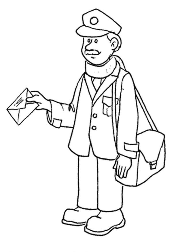 how to draw postman