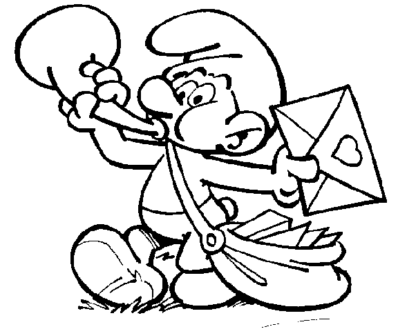 Coloring page: Postman (Jobs) #95023 - Free Printable Coloring Pages
