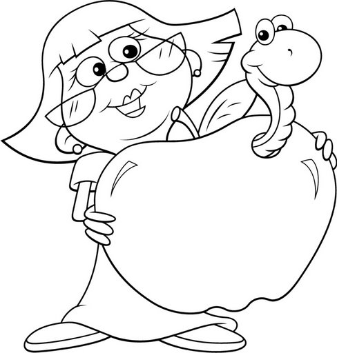 Coloring page: Teacher (Jobs) #94237 - Free Printable Coloring Pages