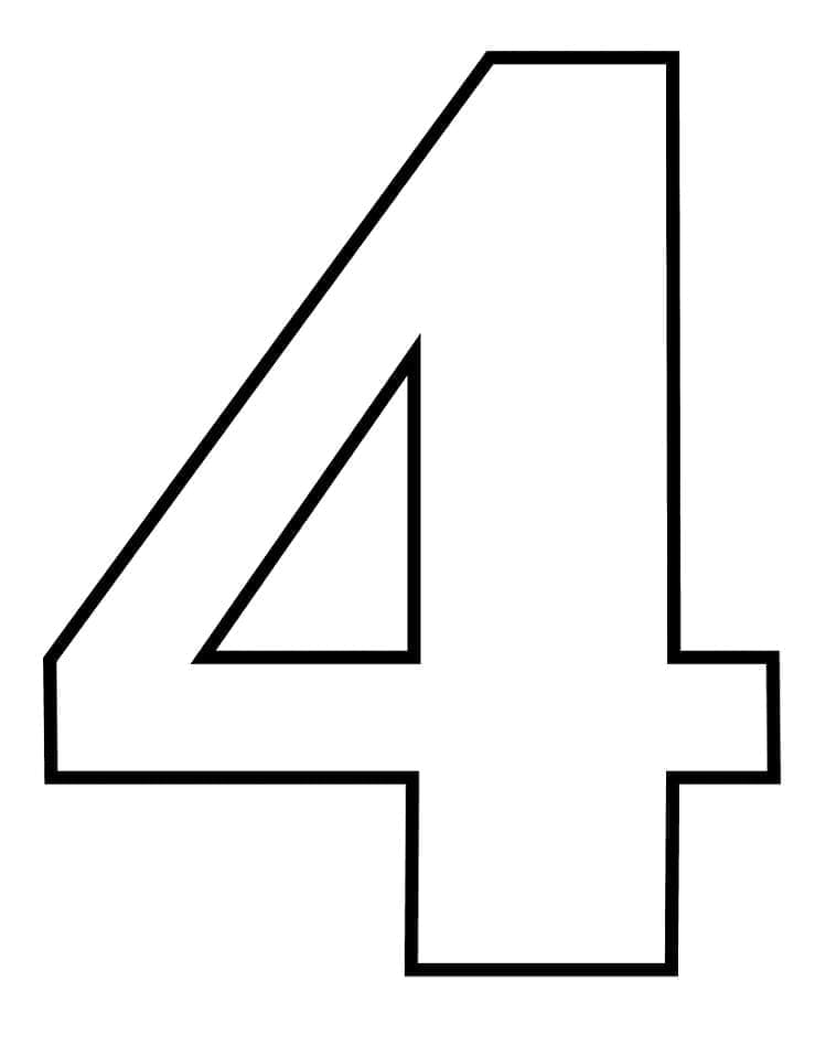 Free printable Number coloring page #192725 from Learning and Education collection