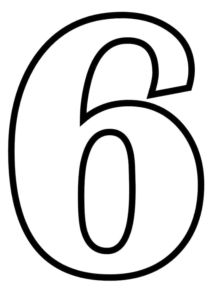 Free printable Number coloring page #192730 from Learning and Education collection