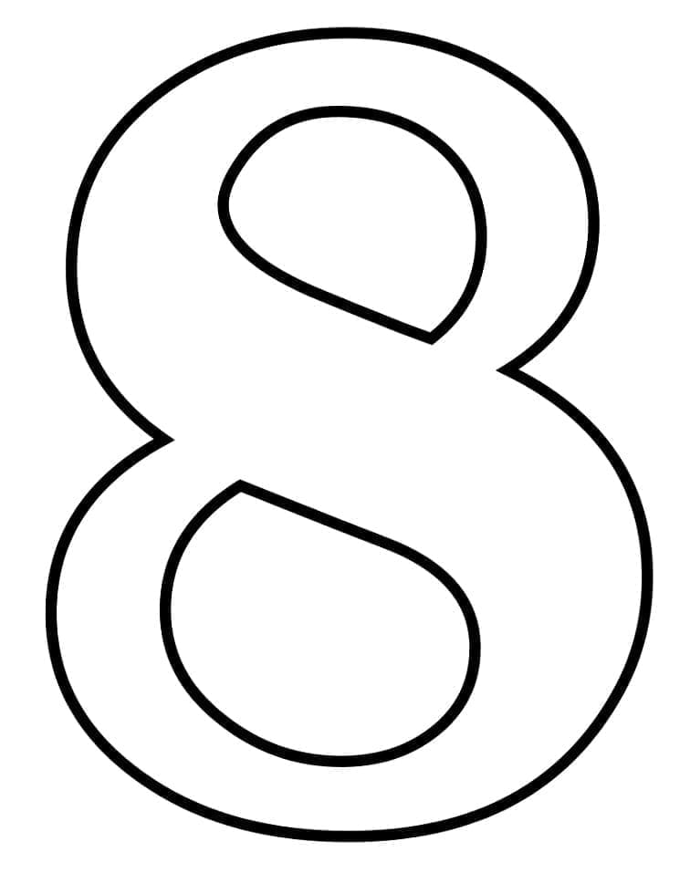 Free printable Number coloring page #192738 from Learning and Education collection Free printable Number coloring page #192738 from Learning and Education collection