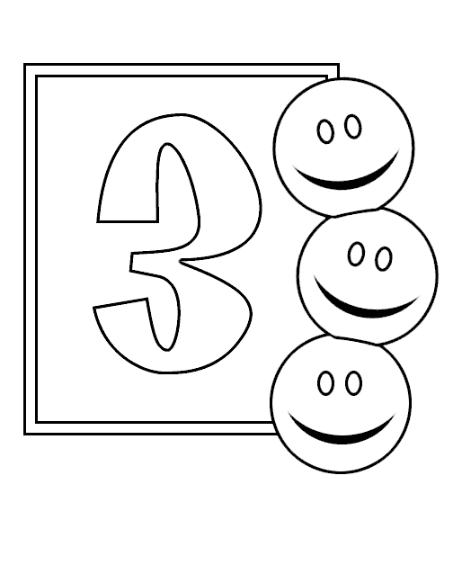 Free printable Numbers coloring page #125136 from Learning and Education collection