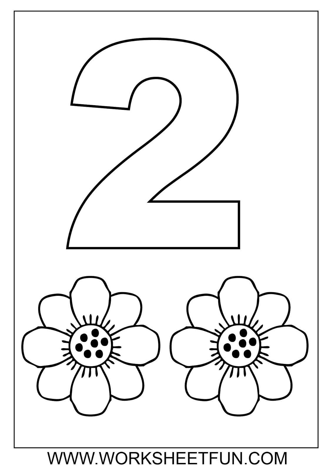 Free printable Numbers coloring page #125146 from Learning and Education collection