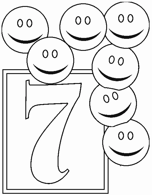 Free printable Numbers coloring page #125307 from Learning and Education collection