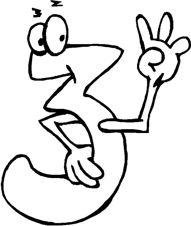 Free printable Numbers coloring page #125353 from Learning and Education collection