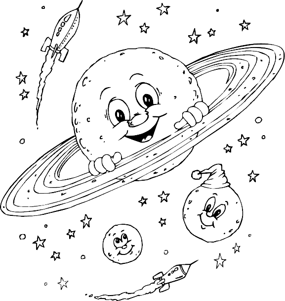Free printable Planet (Solar System) coloring page #157807 from Learning and Education collection