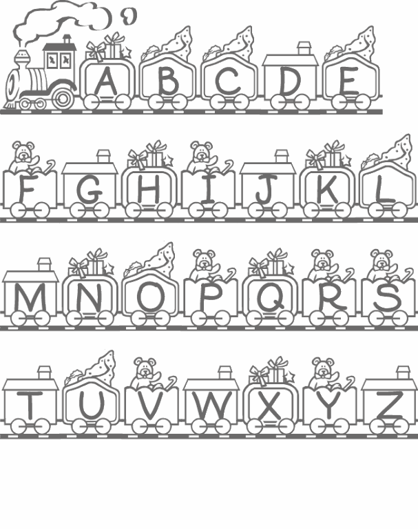 Coloring page: Alphabet (Letters and Alphabet) #124927 - Free Printable Coloring Pages