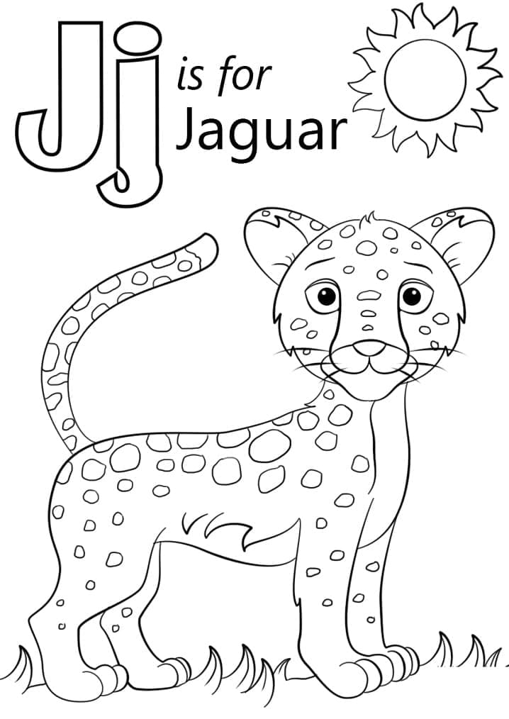 Free printable Letter J coloring page #194658 from Letters and Alphabet collection Free printable Letter J coloring page #194658 from Letters and Alphabet collection