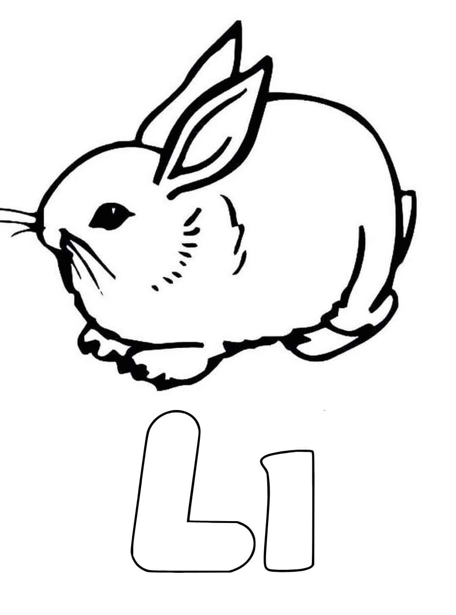 Free printable Letter L coloring page #194681 from Letters and Alphabet collection