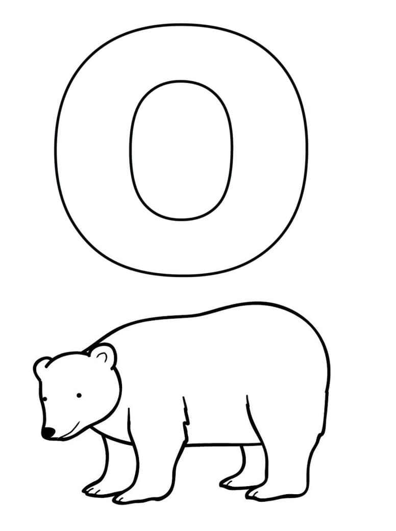 Free printable Letter O coloring page #194721 from Letters and Alphabet collection