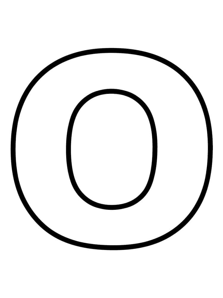 Free printable Letter O coloring page #194728 from Letters and Alphabet collection