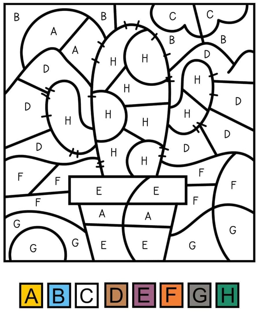 Free printable Magic Letters coloring page #220131 from Letters and Alphabet collection