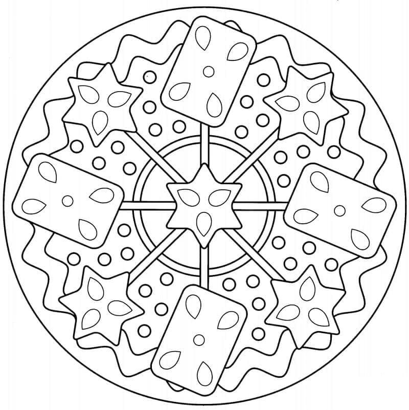 Free printable Abstract Mandalas coloring page #173985 from Mandalas collection