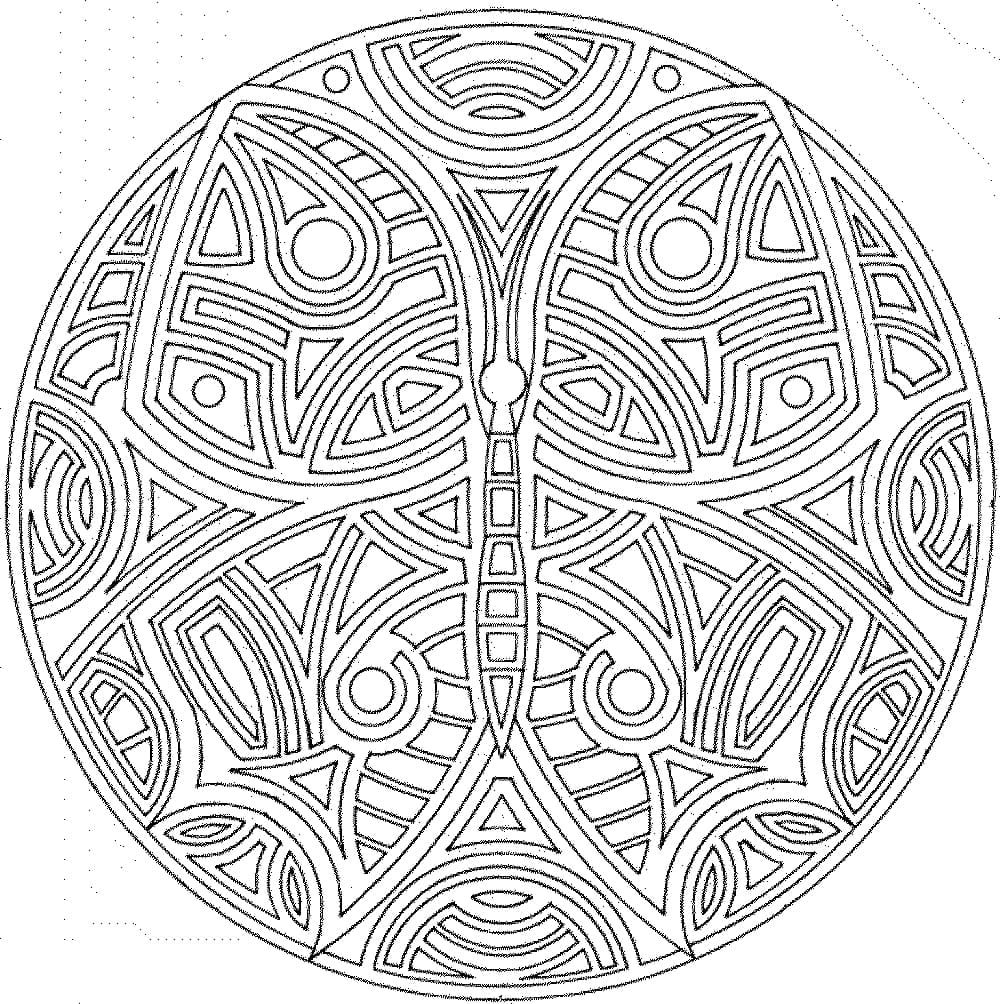 Free printable Abstract Mandalas coloring page #193038 from Mandalas collection