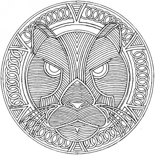 Coloring page: Animals Mandalas (Mandalas) #22685 - Free Printable Coloring Pages