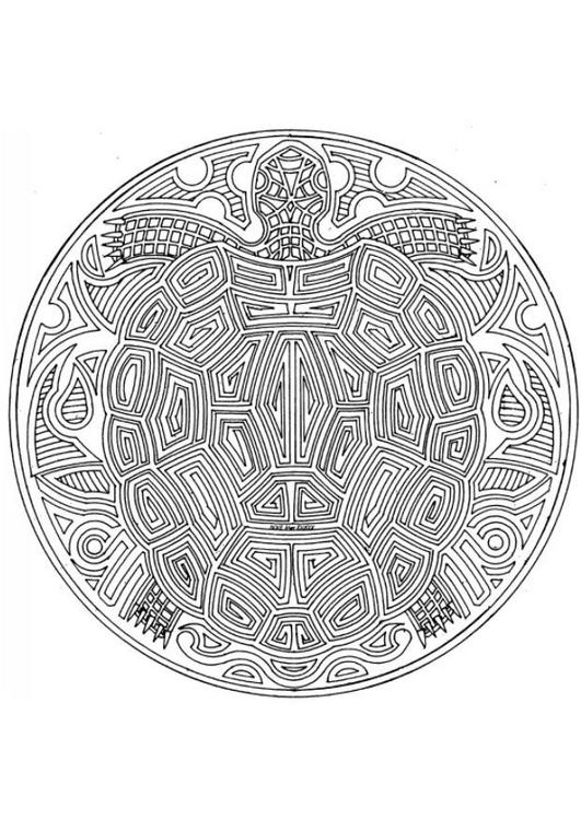 Coloring page: Animals Mandalas (Mandalas) #22694 - Free Printable Coloring Pages