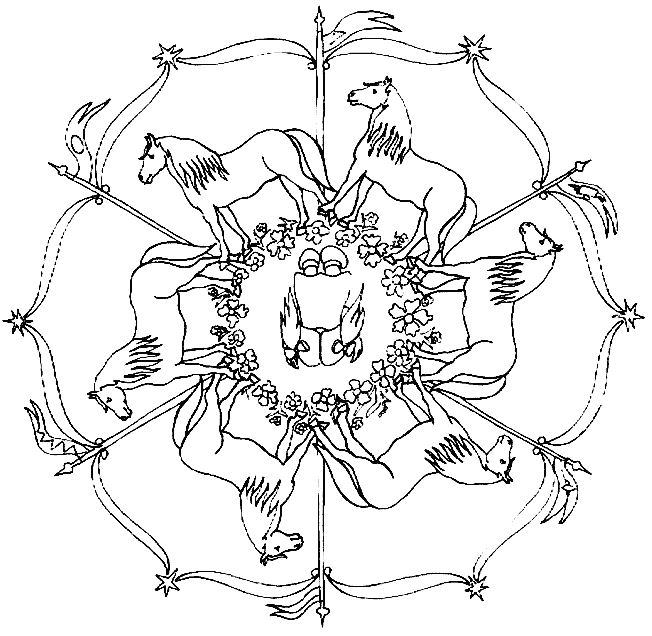 Coloring page: Animals Mandalas (Mandalas) #22713 - Free Printable Coloring Pages