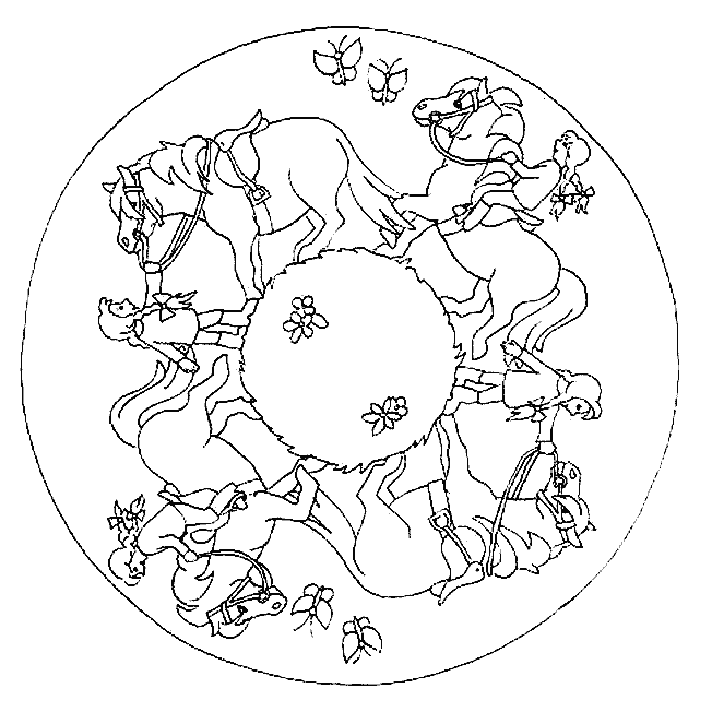 Coloring page: Animals Mandalas (Mandalas) #22726 - Free Printable Coloring Pages