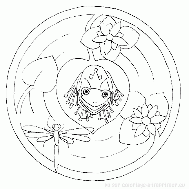 Coloring page: Animals Mandalas (Mandalas) #22770 - Free Printable Coloring Pages