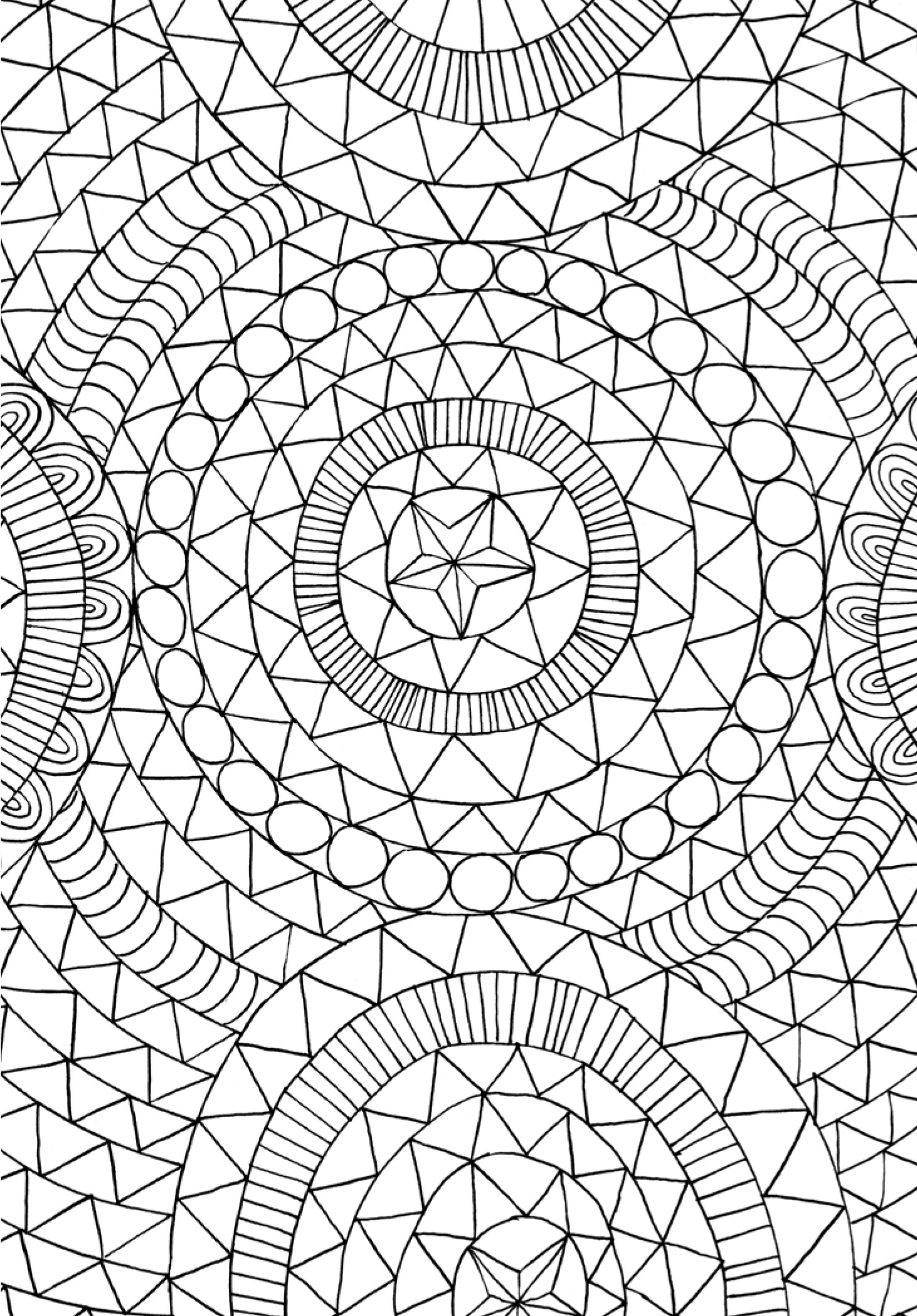 Free printable Anti-Stress coloring page #126885 from Mandalas collection
