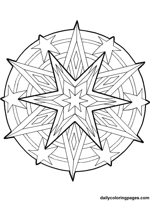 Free printable Anti-Stress coloring page #127112 from Mandalas collection
