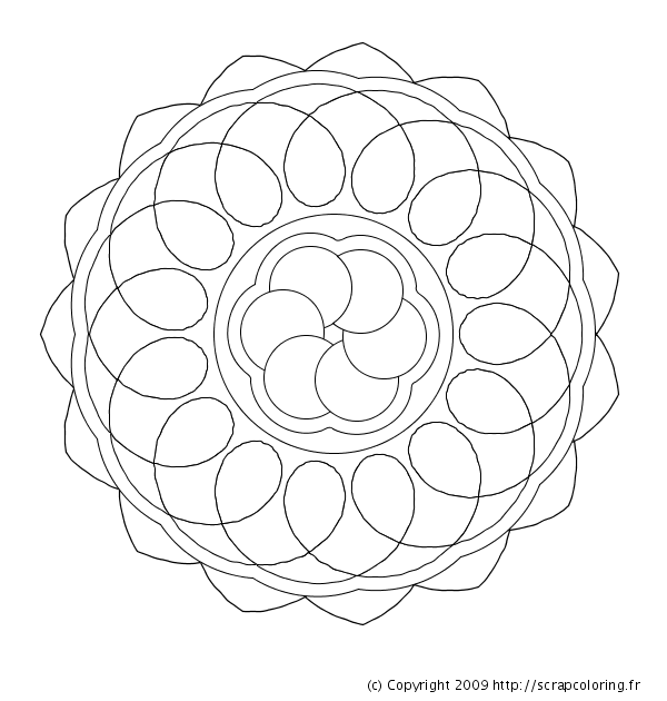 Free printable Anti-Stress coloring page #23065 from Mandalas collection