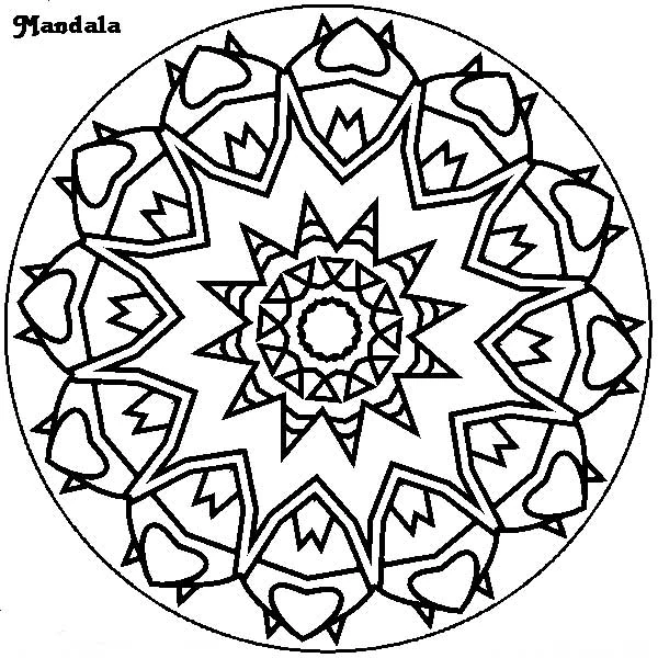 Free printable Art Therapy coloring page #23115 from Mandalas collection