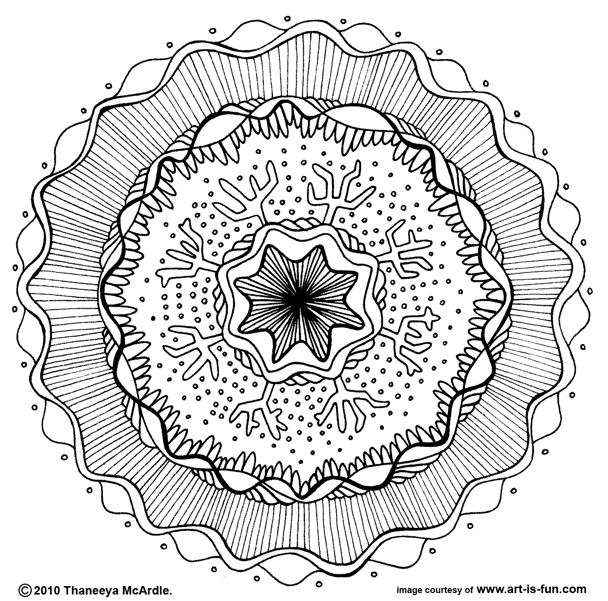 Free printable Art Therapy coloring page #23189 from Mandalas collection Free printable Art Therapy coloring page #23189 from Mandalas collection