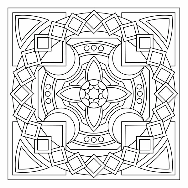 Free printable Art Therapy coloring page #23199 from Mandalas collection